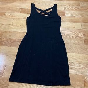 Nollie black cotton bodycon drsss